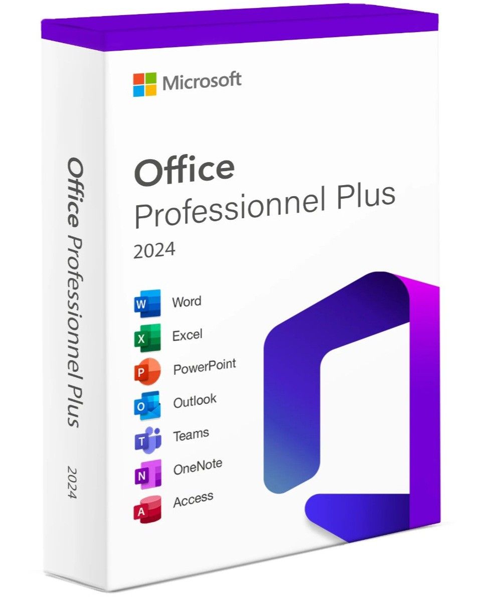 Licence Microsoft Office 2024 Professionnel — Livraison Digitale