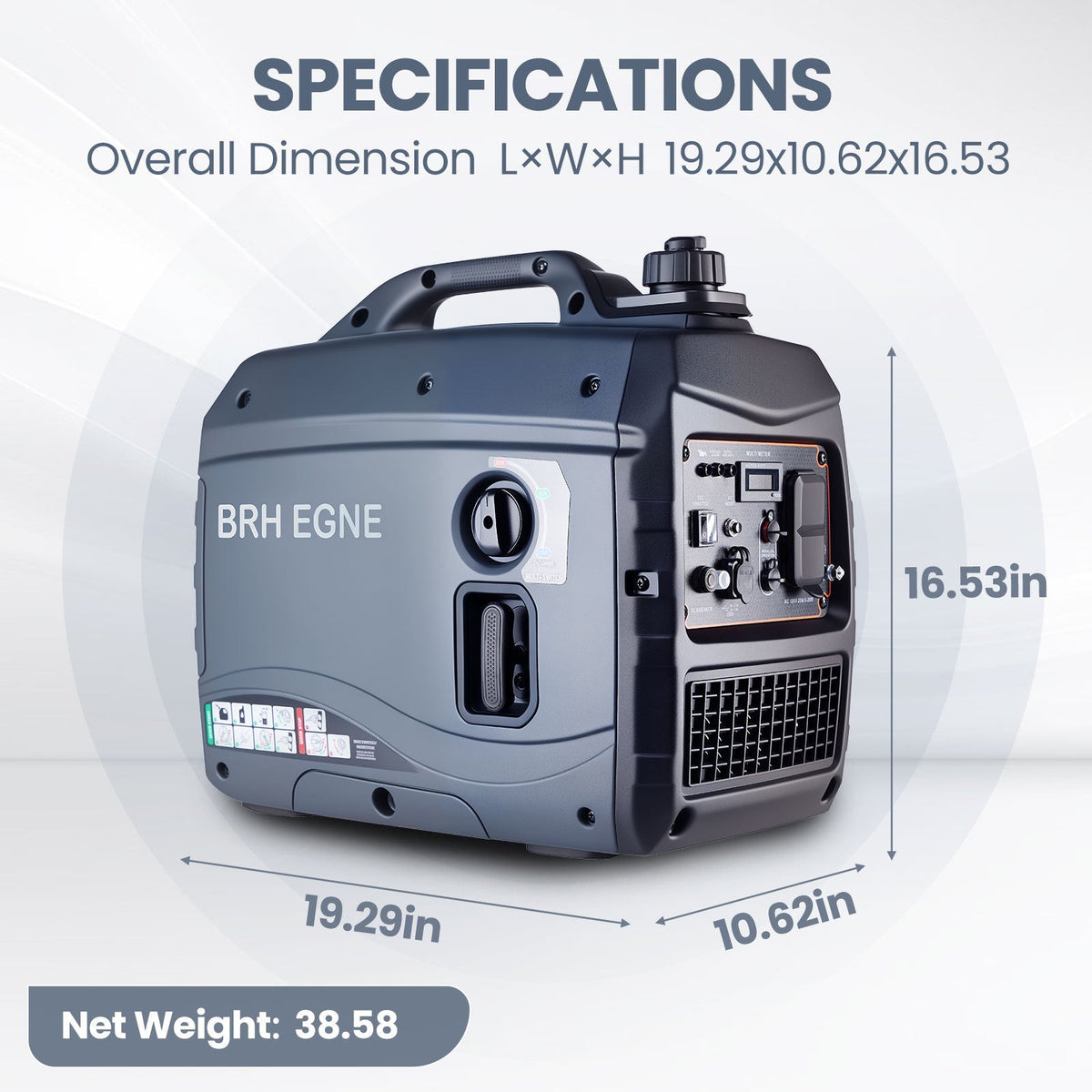 Générateur BRH EGNE – spécifications techniques et dimensions